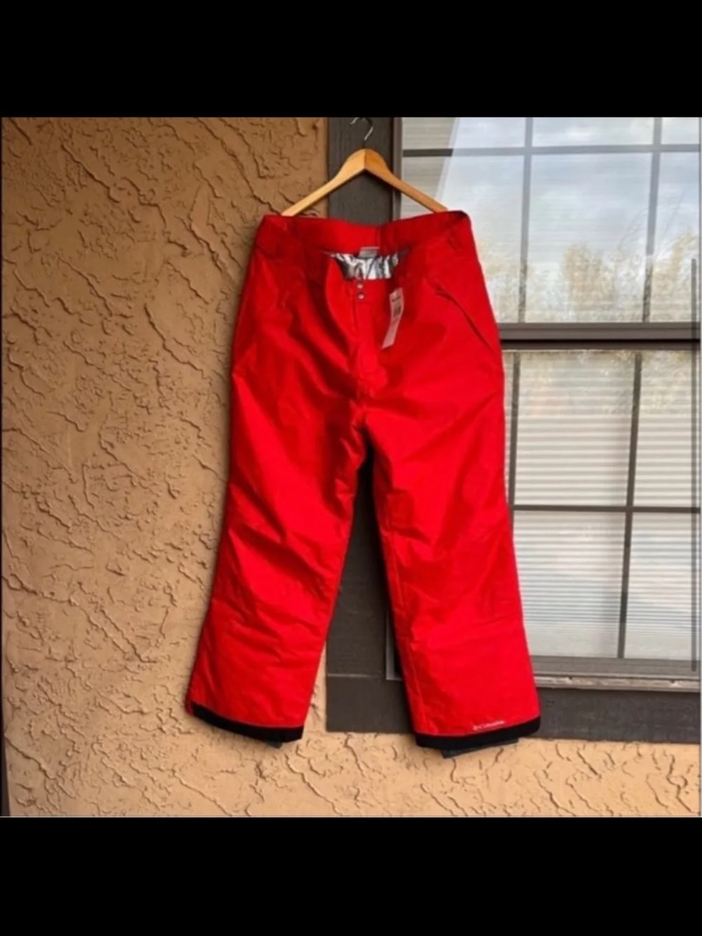 Columbia Men’s Arctic Trip Omni-Heat Waterproof Snow Ski Pants Red NWT XL